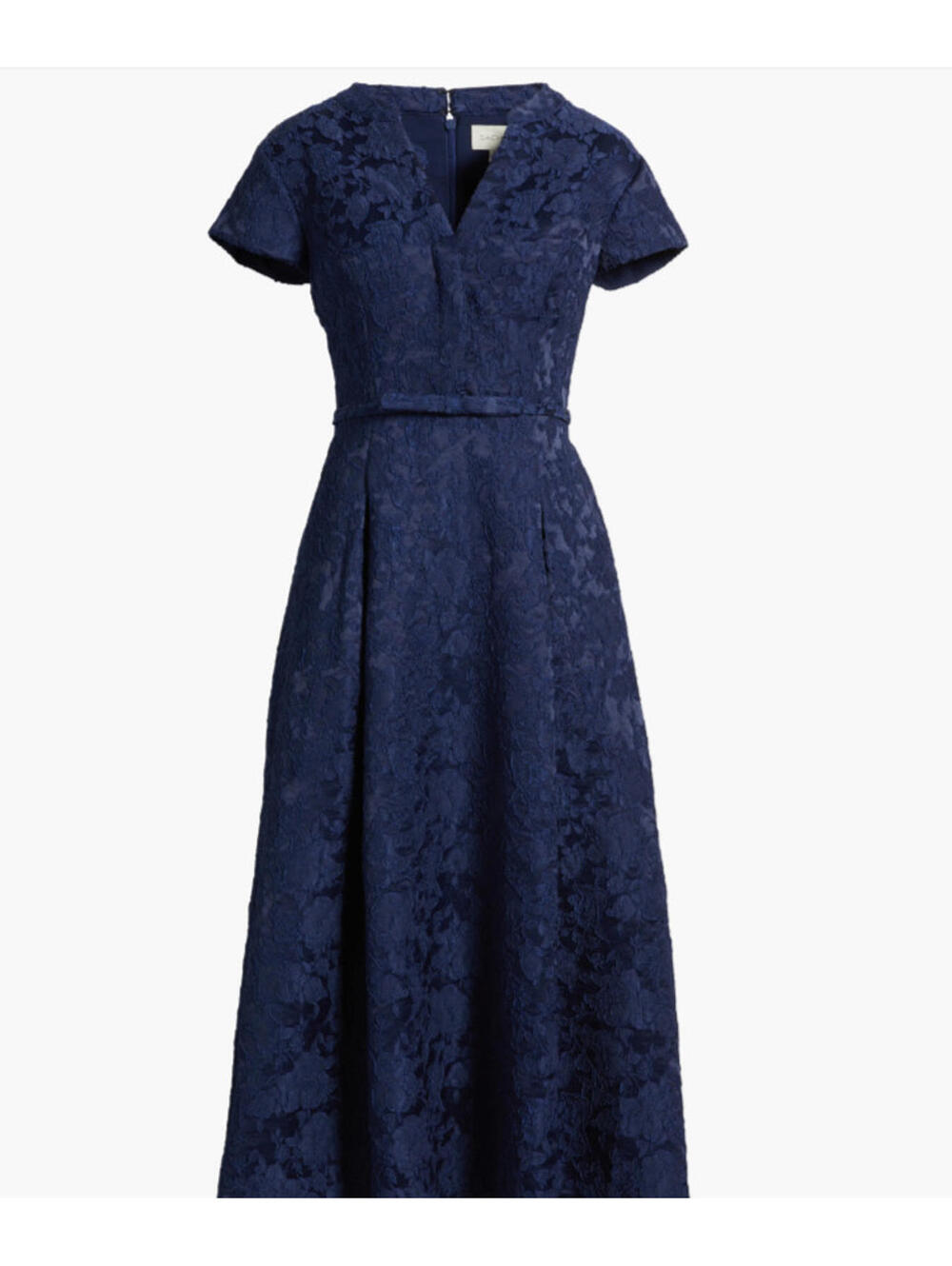NEW, Sachin & Babi Hanna Floral Cloqué Cocktail Midi Dress Sz 10 #MD0208